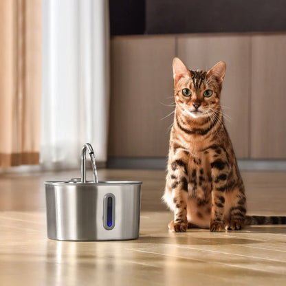 Fontaine à eau pour chat CATZEN™ – 2,2L | Eau fraîche et filtrée en continu